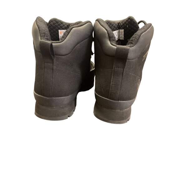 Timberland Euro Hiker Shell Toe Boot Size 10 Black - Picture 3 of 9